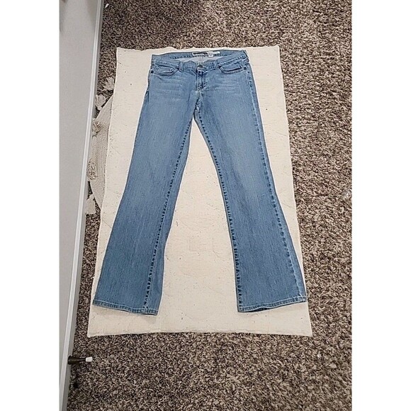 Old Navy Jeans Women 10R  Boot Cut Ultra Low Waist  Stretch 90s Y2K Denim - Picture 1 of 6